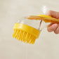 🐶Pet Bath Brush with Long Handle & Shampoo Dispenser🌿