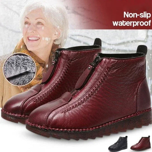 ❄️ Damskie zimowe ciepłe botki na zamek błyskawiczny 👢💕