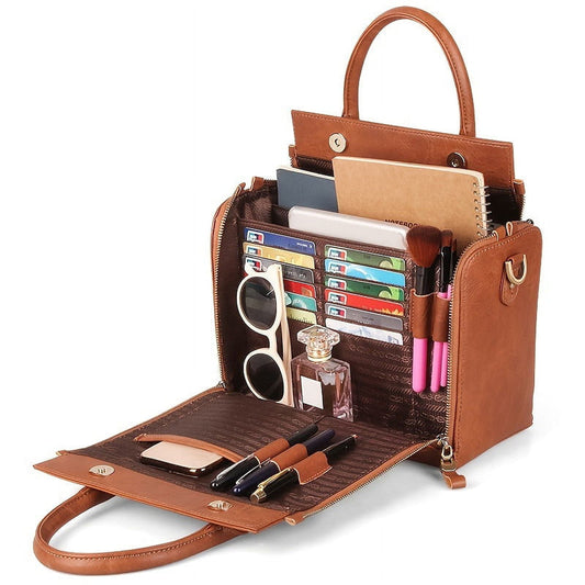 👛Wegańska skórzana torebka crossbody dla kobiet