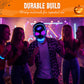 🎁W zestawie świecące rękawiczki💀🔥 Maska czaszki LED na Halloween