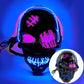 🎁W zestawie świecące rękawiczki💀🔥 Maska czaszki LED na Halloween