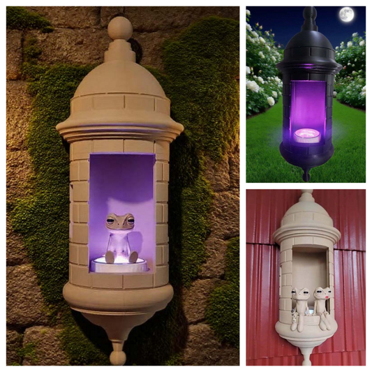 🎃Lampa ścienna w stylu retro z wieżą zamkową