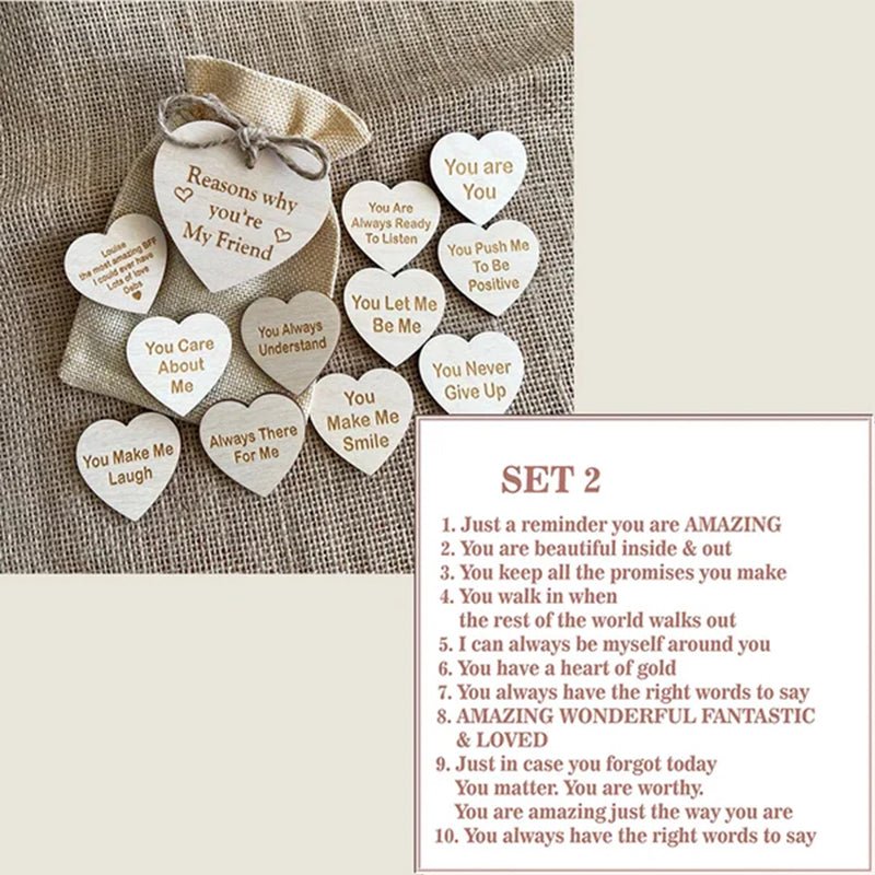 Mintiml® "Reasons Why You Are My Friend" Friendship Gift-9