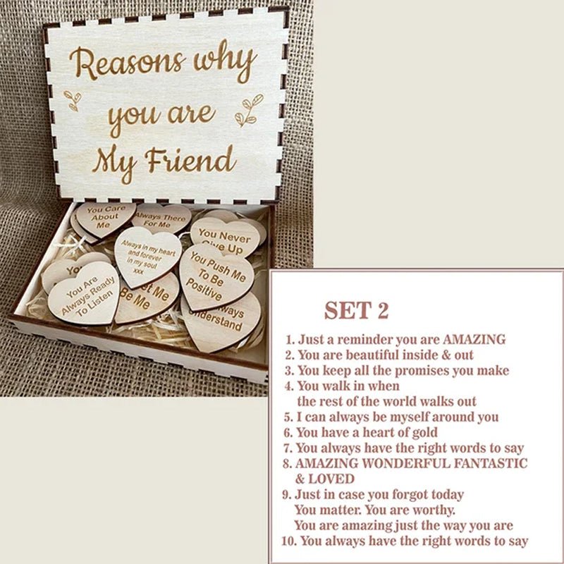 Mintiml® "Reasons Why You Are My Friend" Friendship Gift-14