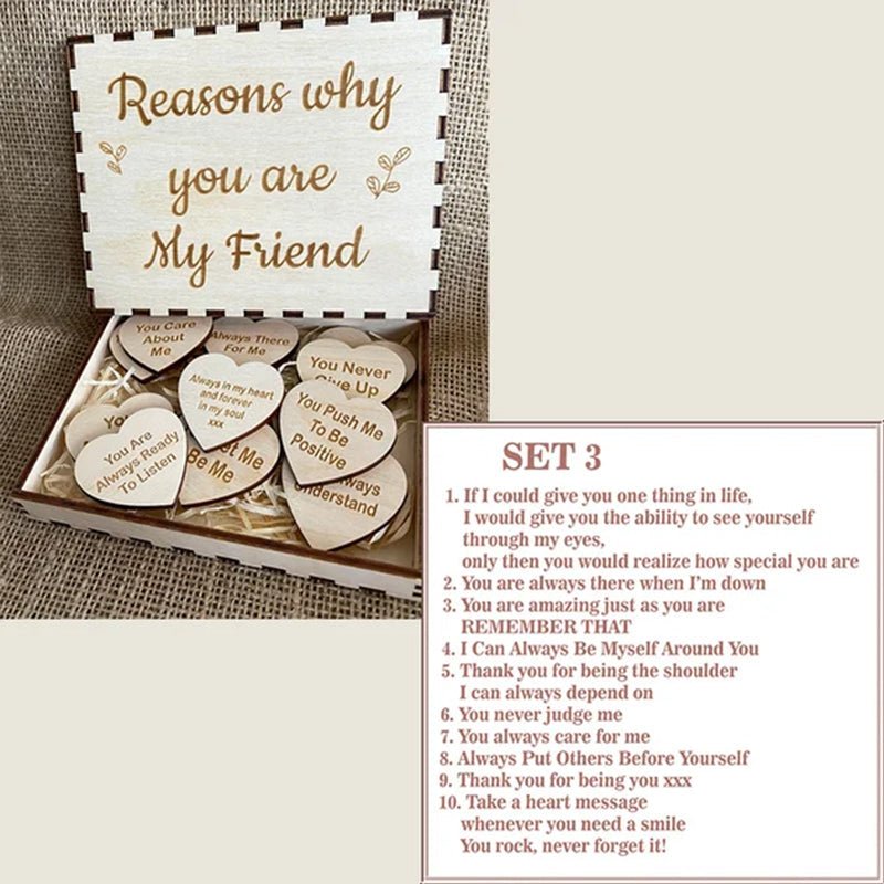 Mintiml® "Reasons Why You Are My Friend" Friendship Gift-15