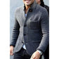 MEN'S RETRO GREY KNITTED JACKET