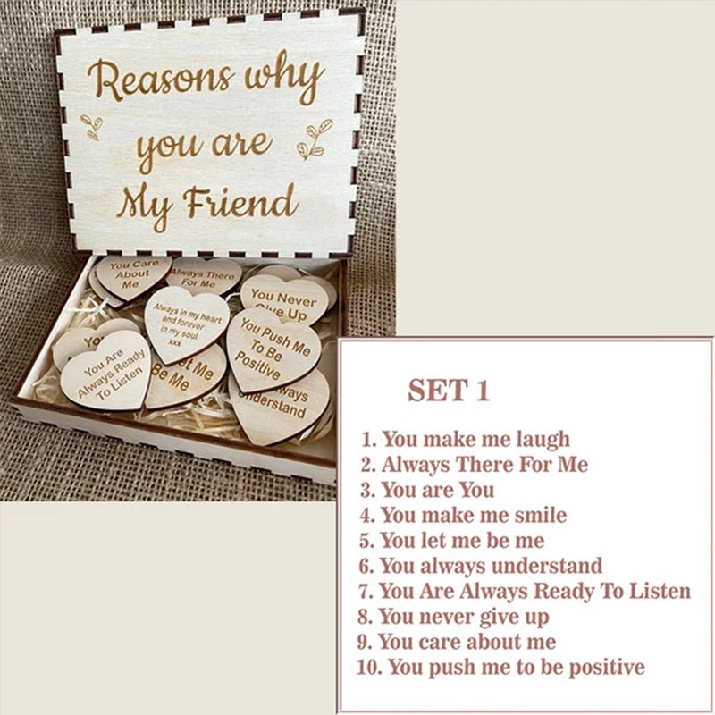 Mintiml® "Reasons Why You Are My Friend" Friendship Gift-13