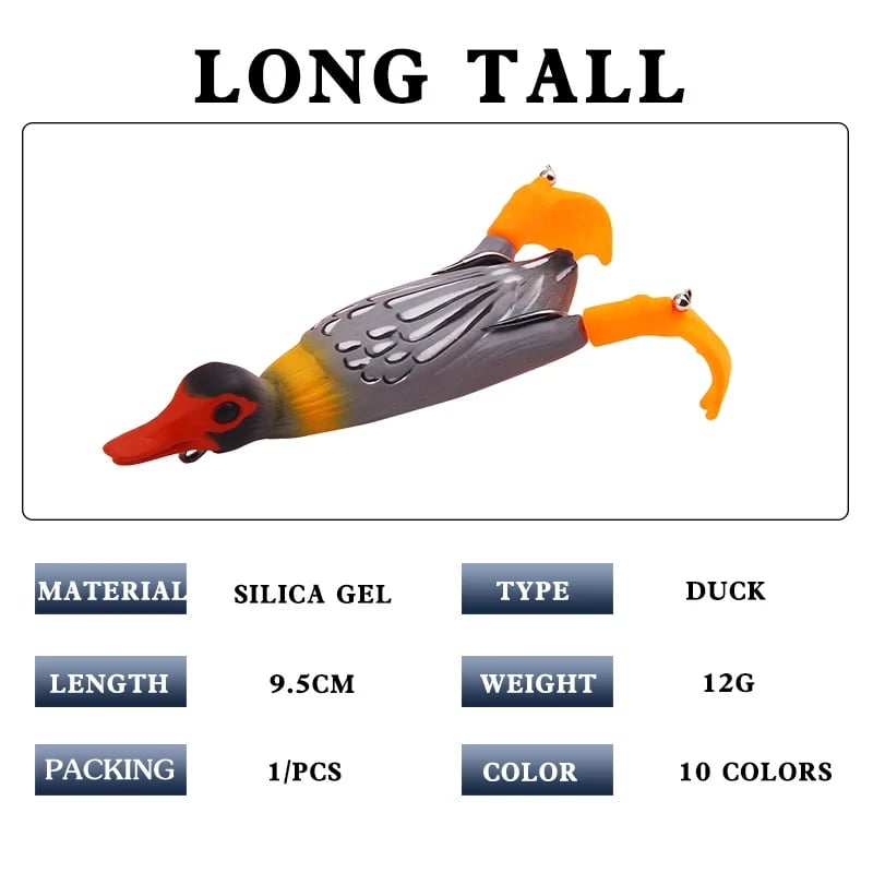 Double Propeller Duckling Soft Bait