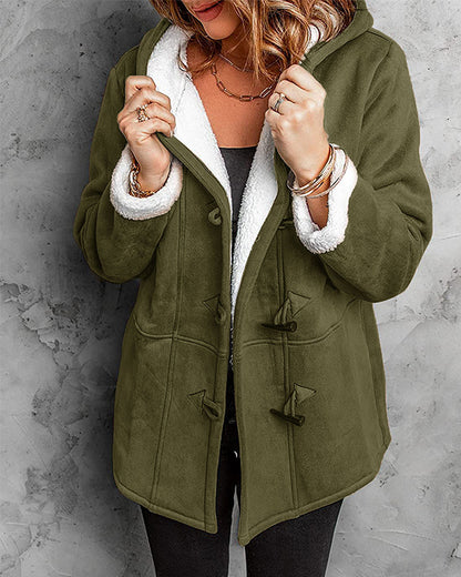 Long Casual Long Sleeve Thermal Jacket