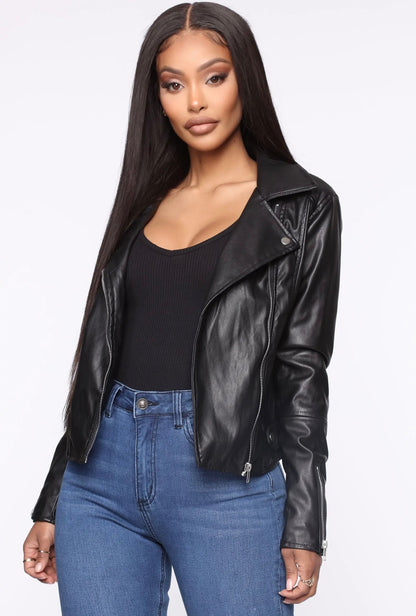 Biker Girl Leather Jacket