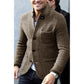 MEN'S RETRO GREY KNITTED JACKET